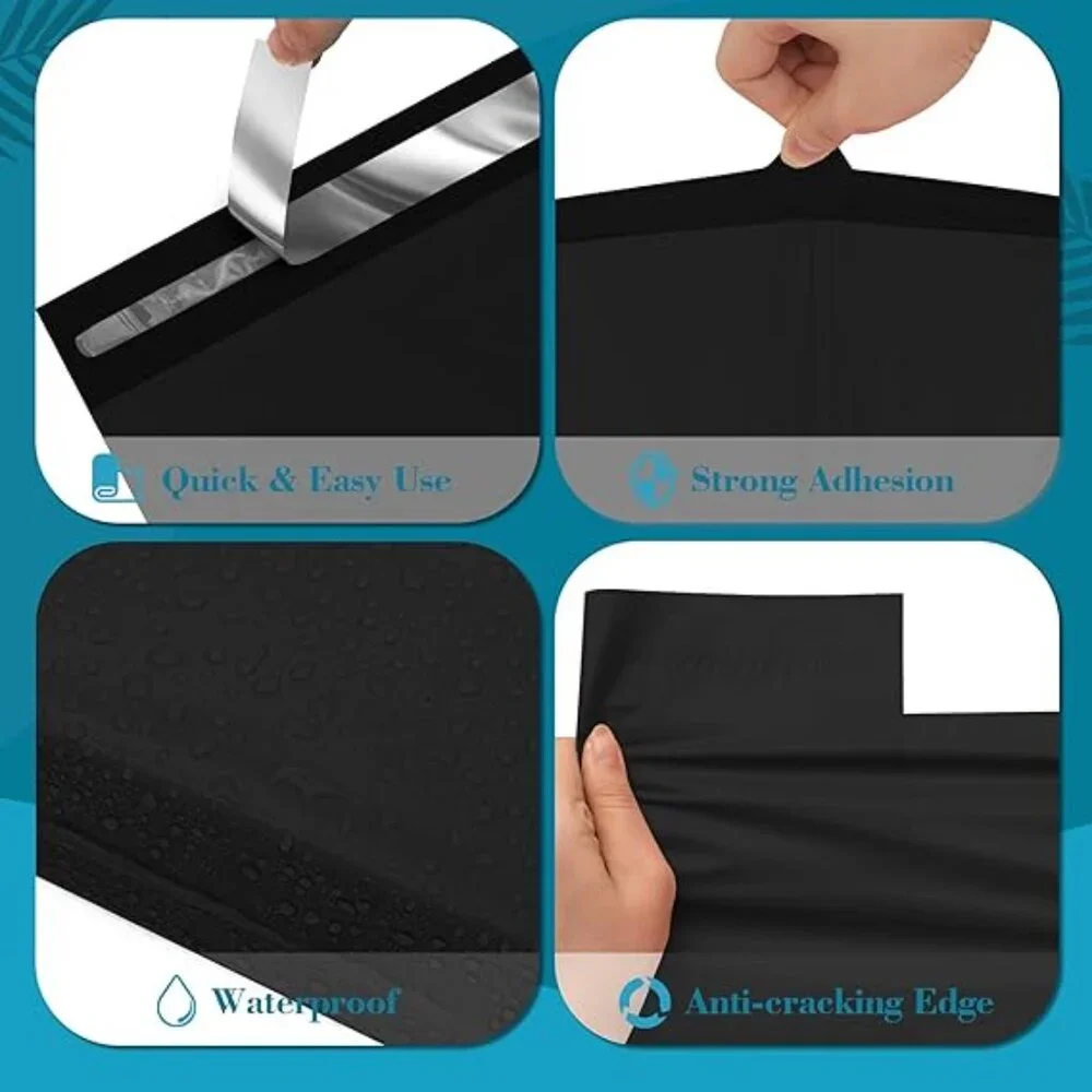 10 pcs Poly Mailers with Handle 10 X 13 Inch Premium Shipping Bags